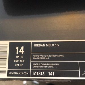 Jordan’s melo 5.5